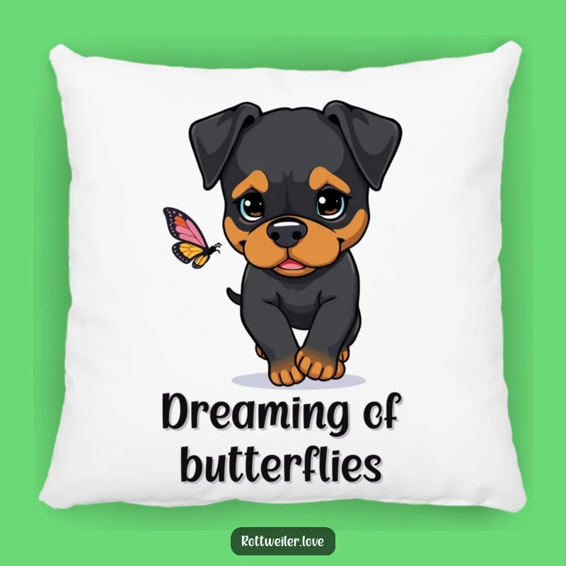 Funny Rottweiler Pillow: Cuddle Up with This Hilarious Determined Dog Accent