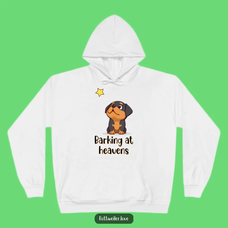 Funny Surprised Rottweiler Hoodie: Cozy Wish Dog Gift