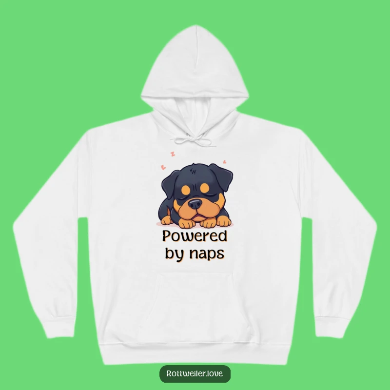 Funny Sleepy Rottweiler Dream Hoodie: Cozy Relaxation Gift