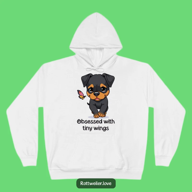 Funny Rottweiler Determined Hoodie: Cozy Up with This Hilarious Hunter Design