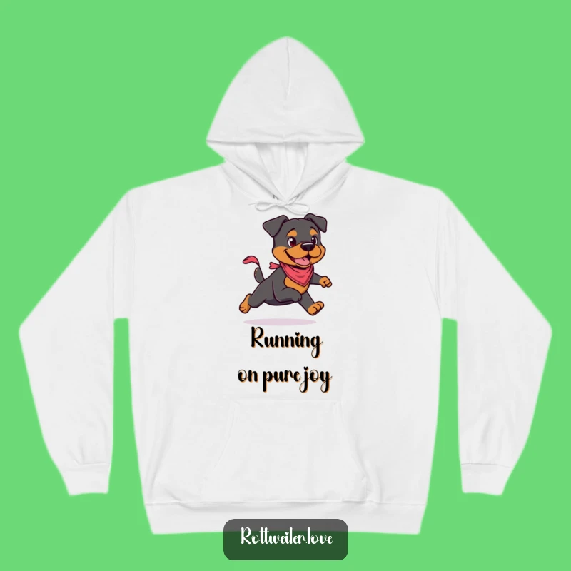 Cozy Rottweiler Bandana Hoodie: Warmth Meets Funny, Energetic Style