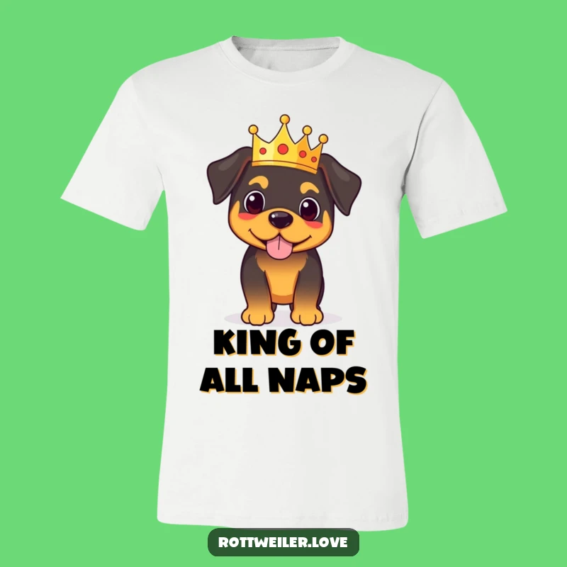 Funny Royal Rottweiler Tee: Wear Your Dignity with Hilarious Style