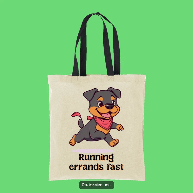 Stylish Rottweiler Bandana Tote: Funny and Functional for Everyday